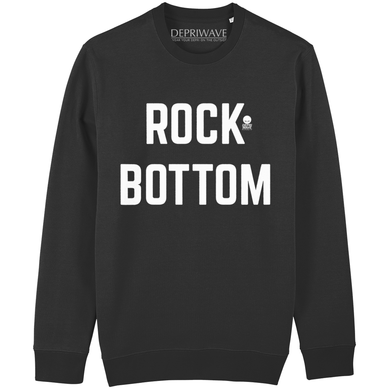 Rock Bottom - sweater zwart
