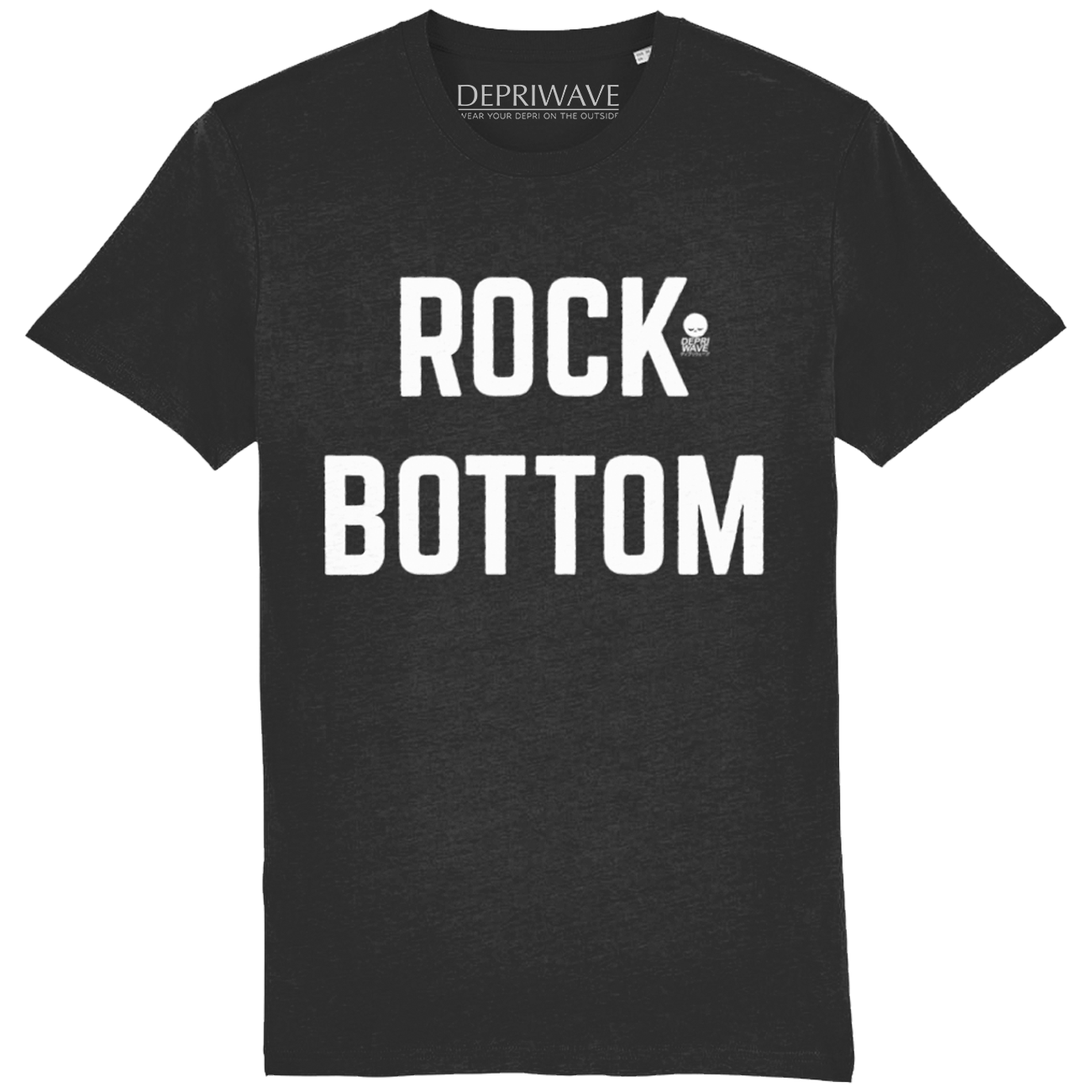 Rock Bottom t-shirt (zwart)