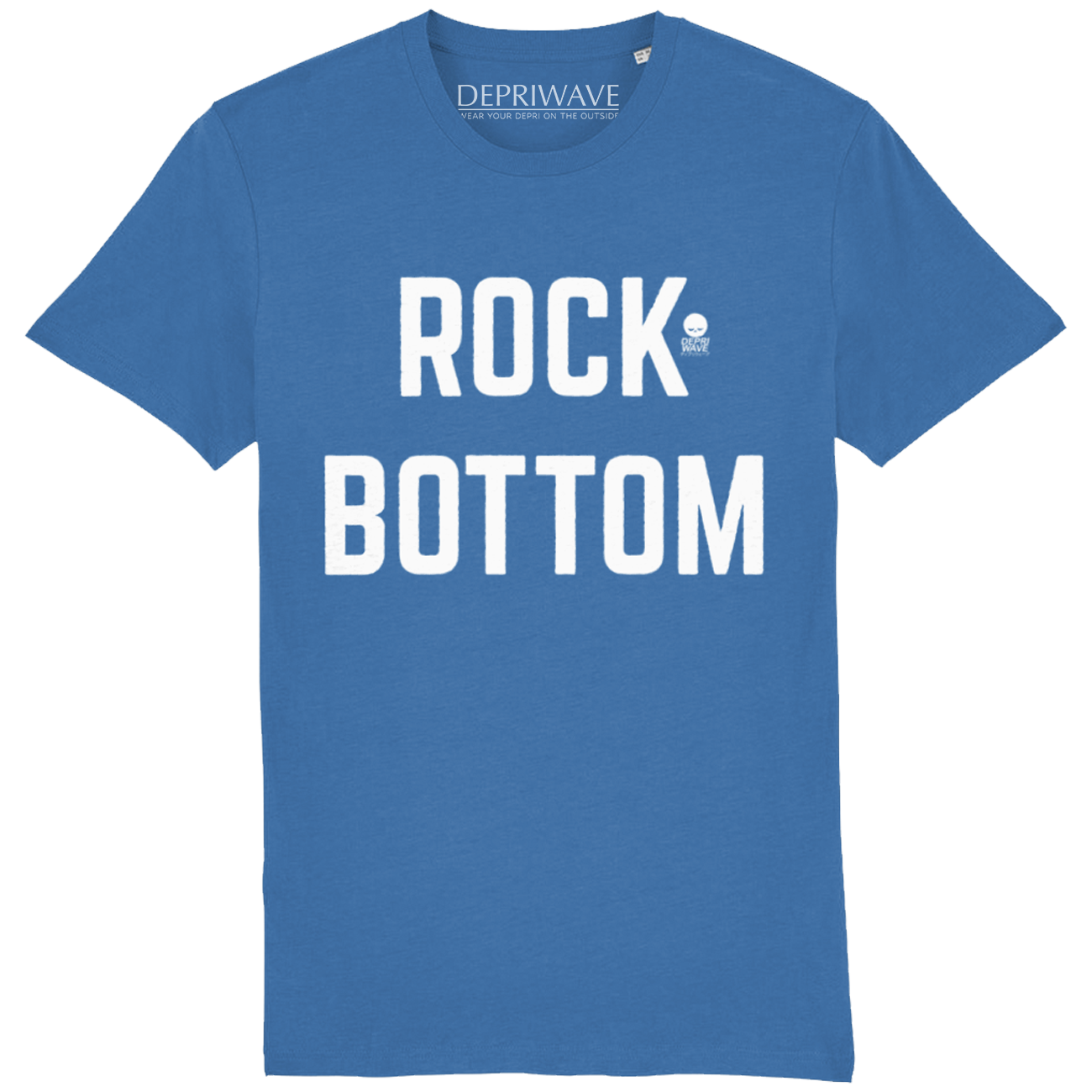 Rock Bottom - t-shirt blauw