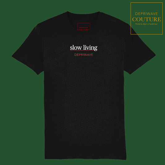 Depriwave Couture - Slow Living t-shirt (zwart)