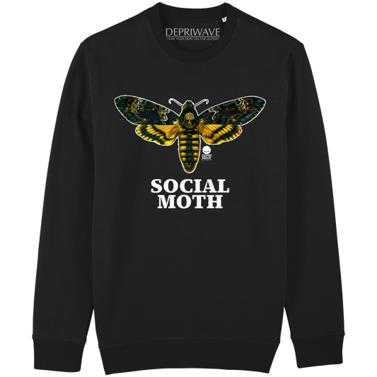 Social Moth - sweater zwart