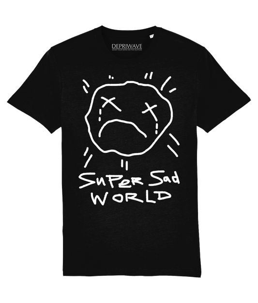 Super Sad World t-shirt (zwart)
