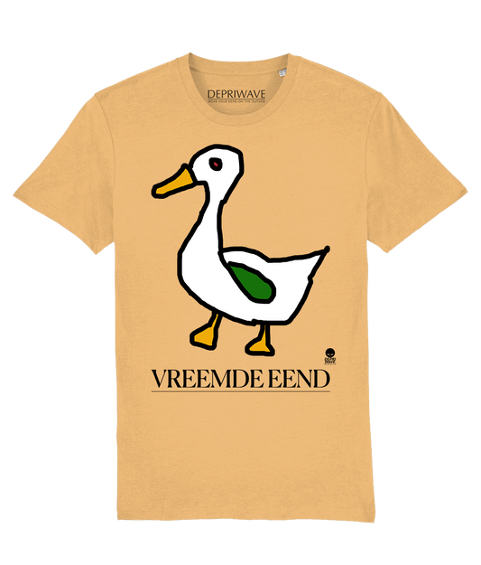 Vreemde Eend t-shirt - oranjegeel