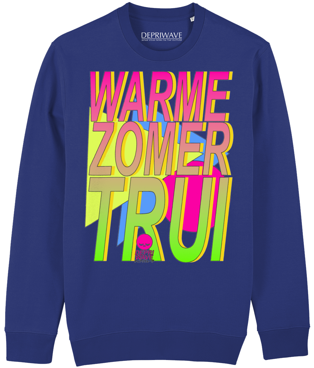 Warme Zomertrui - blauw