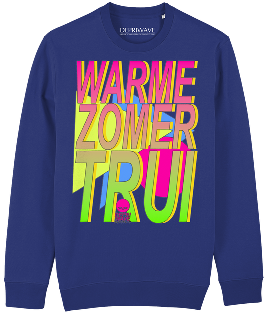 Warme Zomertrui - blauw