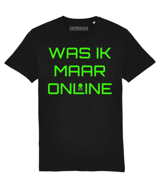Was Ik Maar Online t-shirt (zwart)