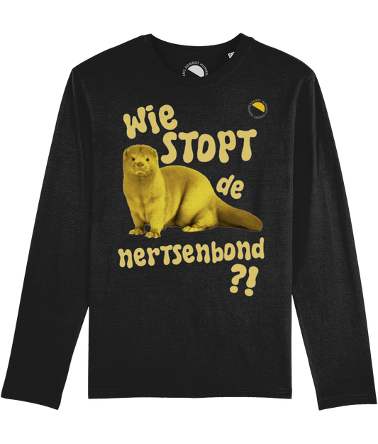 Humans Against Humanity - De Nertsenbond longsleeve (zwart)