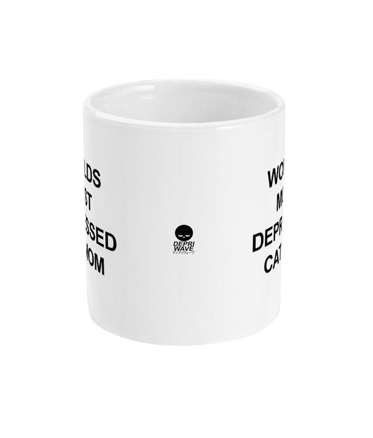 Worlds Most Depressed Cat Mom mok