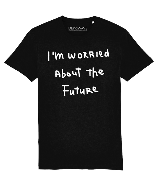 I'm Worried About The Future t-shirt (zwart)