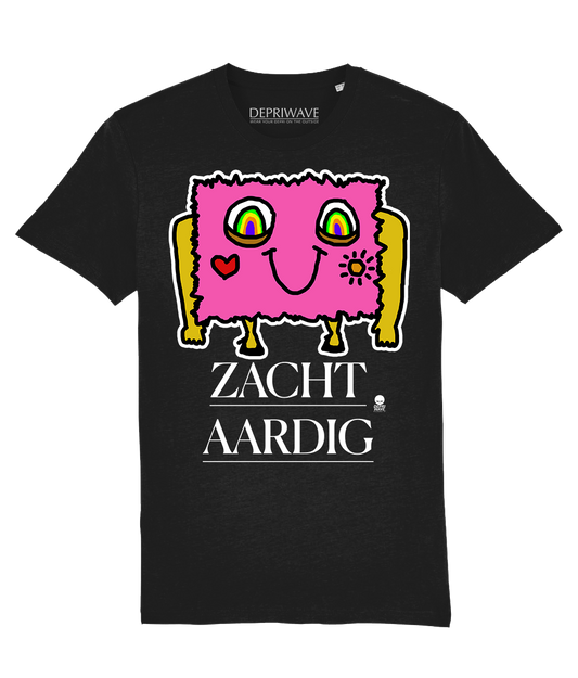 Zacht Aardig t-shirt - zwart